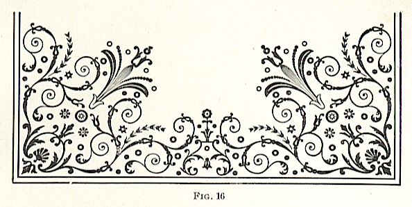 These openwork orders were designs for borders. These openwork orders were