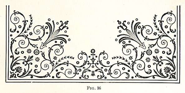 designs for borders. These openwork orders were