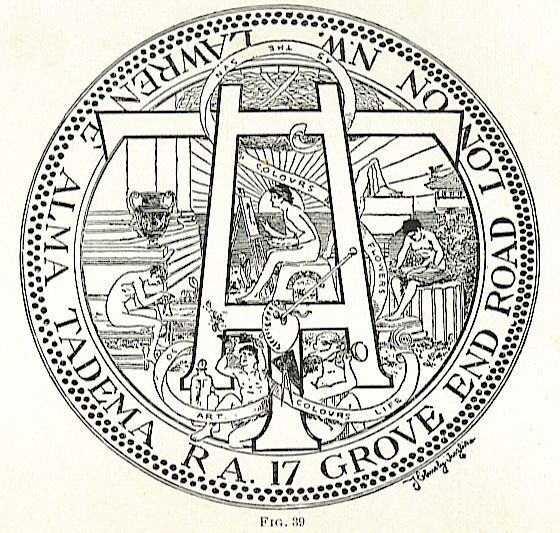 walter crane's bookplate