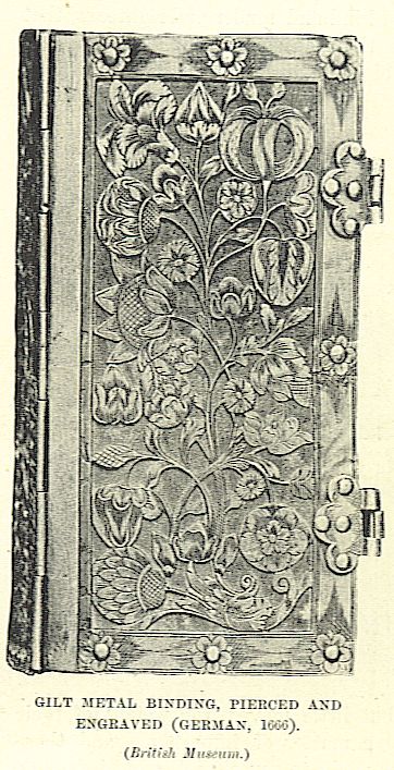 gilt metal pierced and engraved